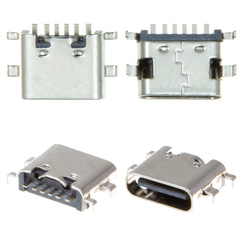 Charge Connector, 6 pin, type 1, USB type C 