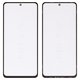 Housing Glass G+OCA PRO compatible with Xiaomi Mi 10T Lite, Poco X3, Poco X3 NFC, Redmi Note 9 Pro 5G, (with OCA film, black)