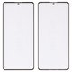 Housing Glass G+OCA PRO compatible with Xiaomi Poco F5, Redmi Note 13 5G, (with OCA film, black)
