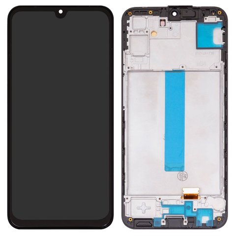 LCD compatible with Samsung M346 Galaxy M34, black, with frame, High Copy, OLED  