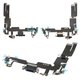 Flat Cable compatible with iPhone 14 Plus, (charge connector, black, with components, HC, charging board)