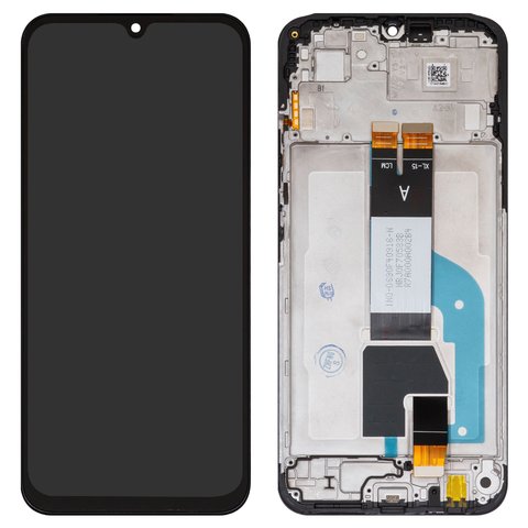 LCD compatible with Xiaomi Poco C85, Redmi 15C 4G, black, with frame, High Copy, 167mm, global version 