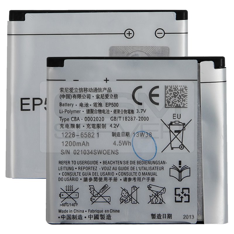 Batterie Originale EP500 Pour Téléphone Sony Ericsson - Accu Interne Neuf Sous Blister