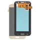 Pantalla LCD puede usarse con Samsung A720 Galaxy A7 (2017), dorado, sin marco, Original (PRC), original glass
