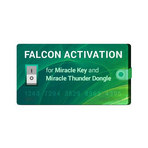 Activación Falcon para Miracle Key Miracle Thunder Dongle
