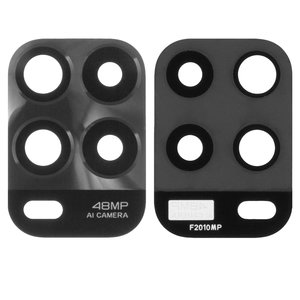 Vidrio de cámara puede usarse con Xiaomi Mi 10 Lite, negro, sin marco, M2002J9G