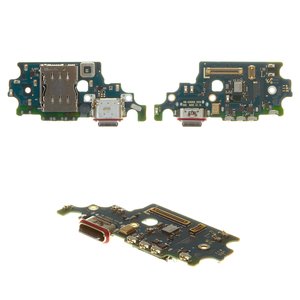 Cable flex puede usarse con Samsung G996 Galaxy S21 Plus 5G, del conector de carga, con micrófono, con conector de SIM, Original PRC , placa del cargador