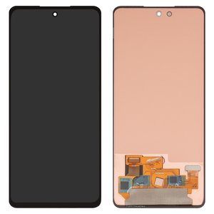 Pantalla LCD puede usarse con Samsung A536 Galaxy A53 5G, negro, sin marco, High Copy, original LCD size, OLED 