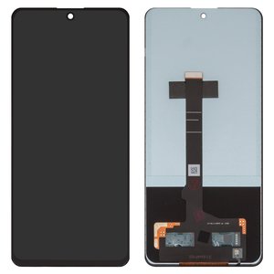 Pantalla LCD puede usarse con Xiaomi Poco X6, Redmi Note 13 Pro 5G, negro, sin marco, Copy, TFT 