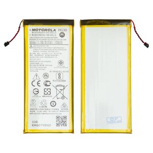 Batería HG30 puede usarse con Motorola XT1794  Moto G5s, XT1925 Moto G6, Li ion, 3.8 V, 3000 mAh, Original PRC 