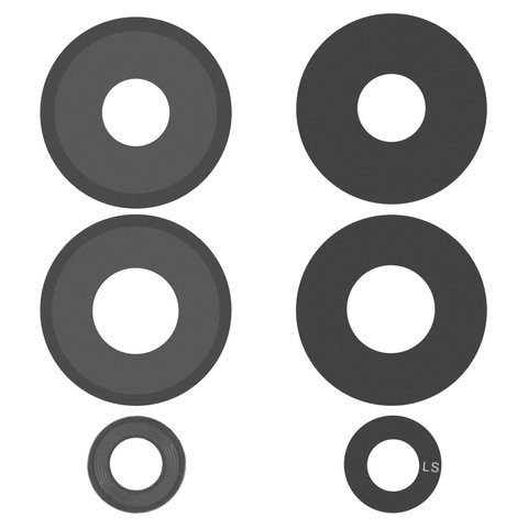 Vidrio de cámara puede usarse con Xiaomi Redmi Note 13 5G, negro, sin marco, juego de 3 uds.