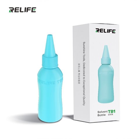 Tarro para líquido con dispensador RELIFE TB1, 50 ml, azul