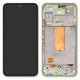 Pantalla LCD puede usarse con Samsung A546 Galaxy A54 5G, verde, con marco, Original (PRC)