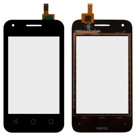 Сенсорний екран для Alcatel One Touch 4009D Dual Sim, чорний