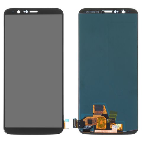Дисплей для OnePlus 5T A5010, чорний, High Copy, OLED 