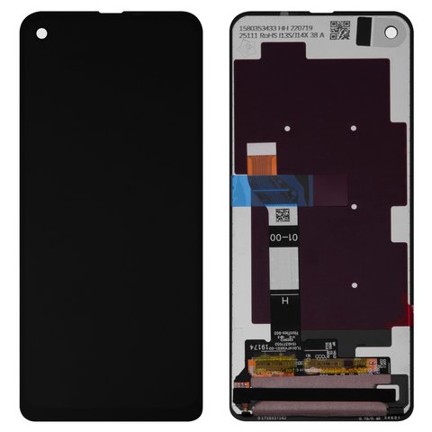 Дисплей для Motorola One Action XT2013, черный, без рамки, High Copy