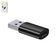 Адаптер Baseus Ingenuity Series, USB тип C, USB тип A, чорний, #ZJJQ000101