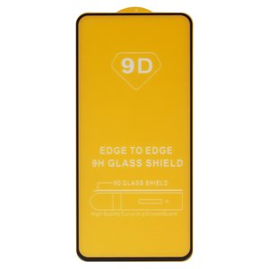 Захисне скло для Oppo A52, A72, A92, сумісне з чохлом, Full Glue, без упаковки , чорний