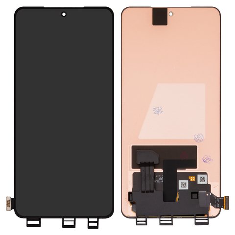 Дисплей для OnePlus 13R, Ace 5, Ace 5 Pro, чорний, без рамки, Original PRC , CPH2645, CPH2691, CPH2647, PKR110, PKG110