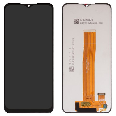Дисплей для Samsung M127 Galaxy M12, черный, без рамки, Box  M127F_REV0.1