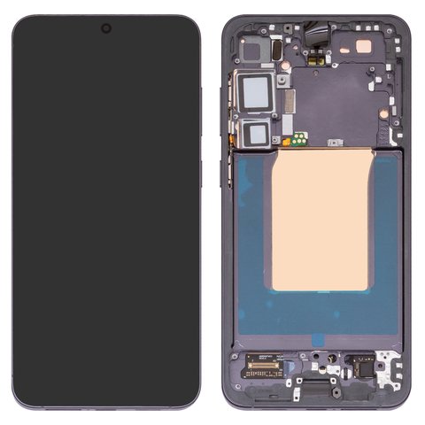 Дисплей для Samsung S936 Galaxy S25 Plus, чорний, з рамкою, Original PRC 