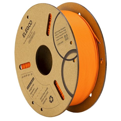 Филамент ELEGOO PLA, оранжевый orange , 1 кг