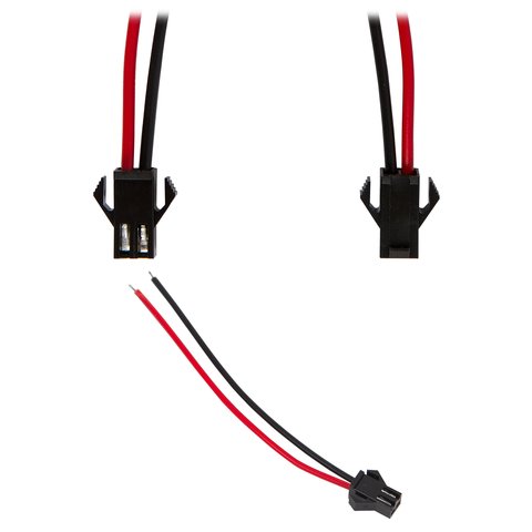 Cable con conector de 2 pines JST (tipo "macho") para tiras de luces LED SMD 3528/2835